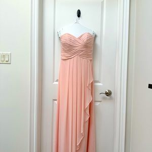 David's Bridal bride's maid dress